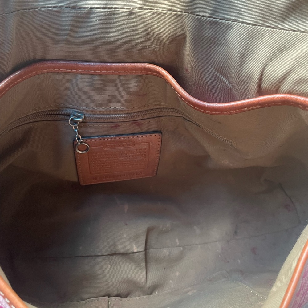 Rare Pink and Brown Coach SoHo - Picture 8 of 13